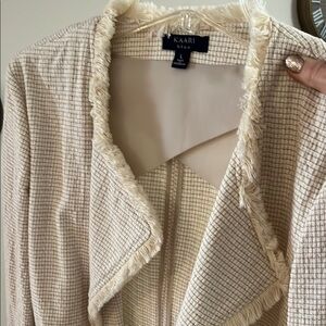 Kaari Blue Women's Cream Jacket